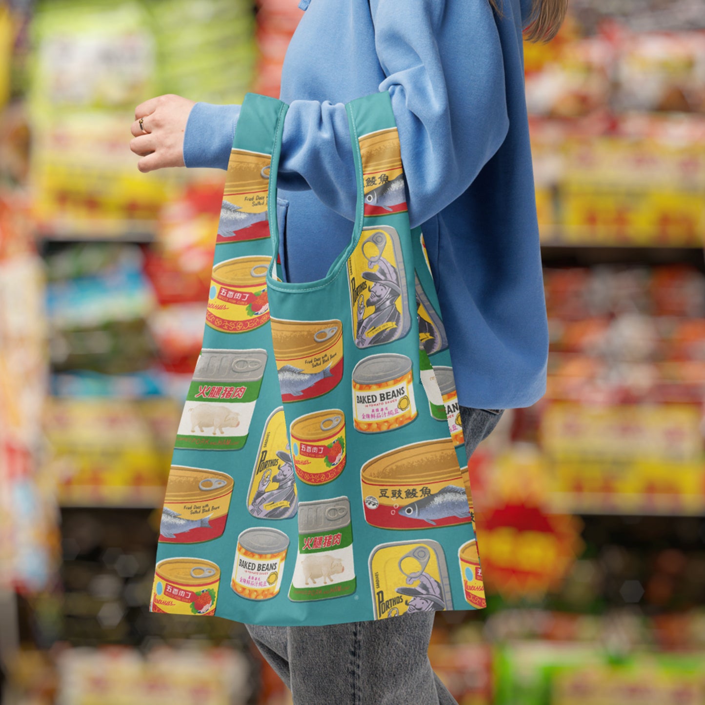 Canned Comfort Shopping Tote Bag