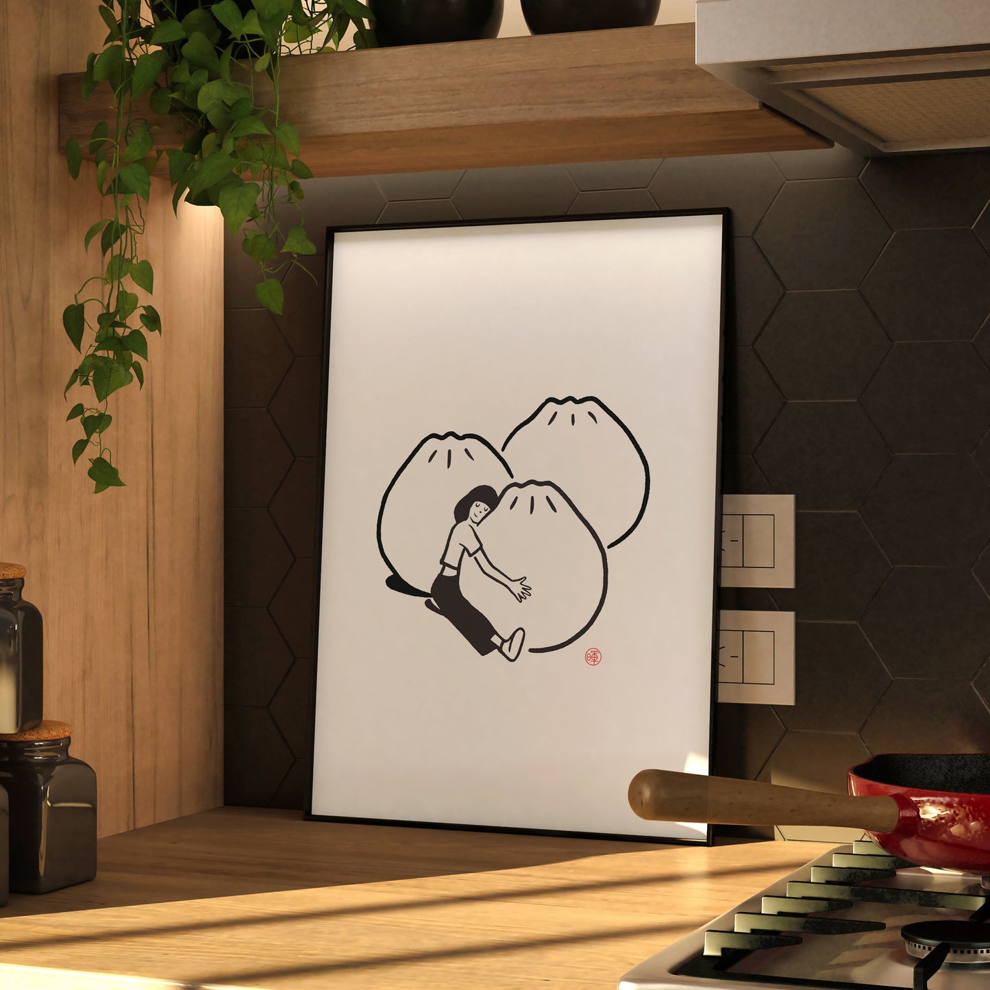 Dumpling Hug Girl