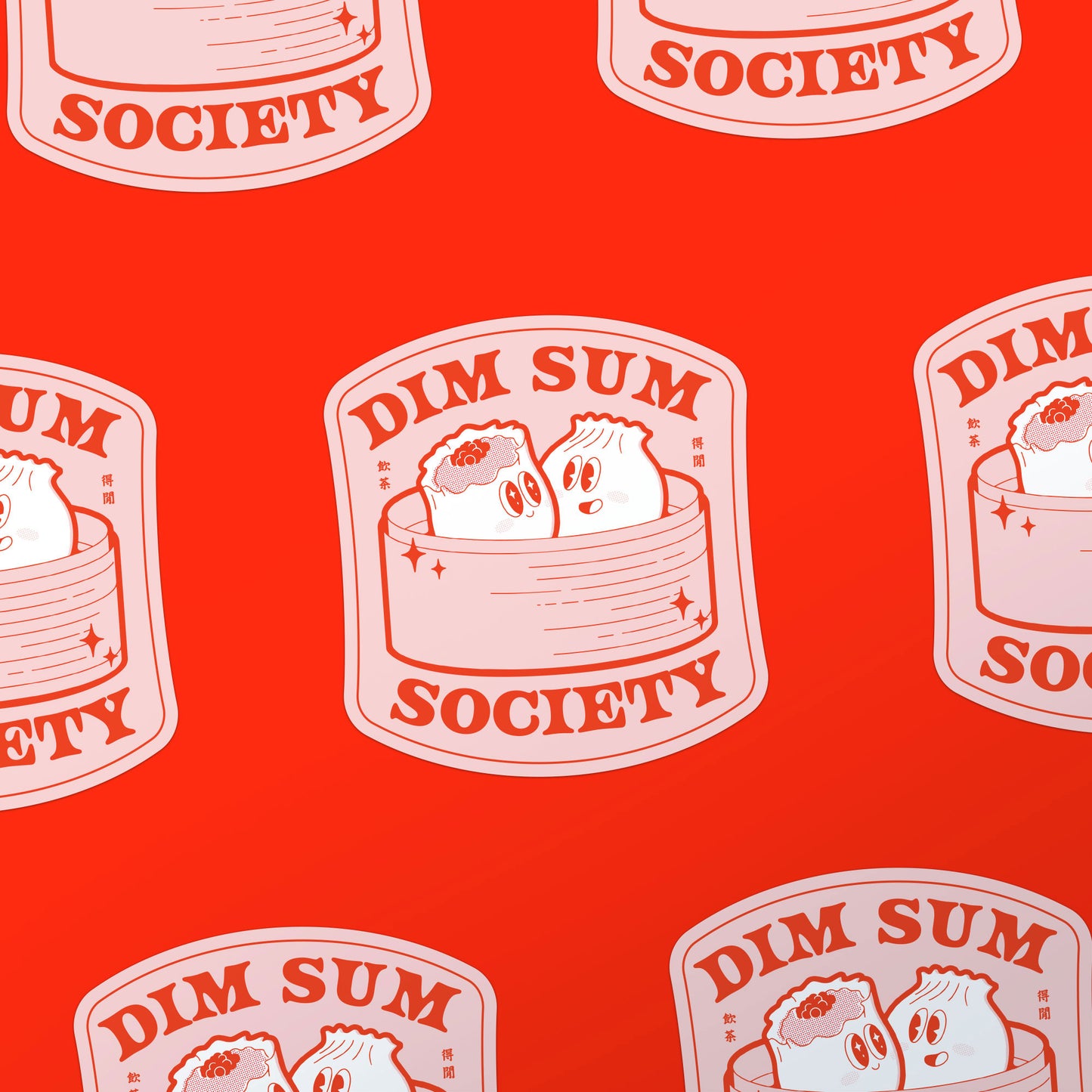 Dim Sum Society Vinyl Sticker