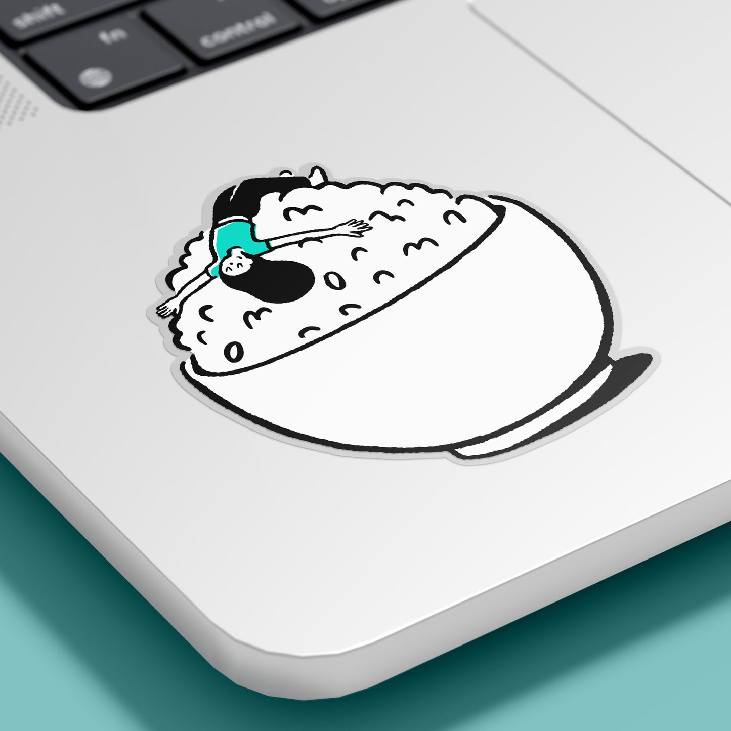 Rice Chill Vinyl Sticker