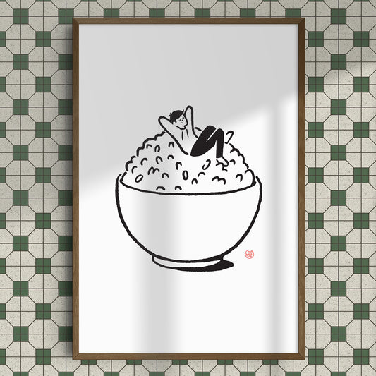 Relaxing Rice Guy